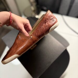 FRYE AND CO. Brown Leather Flats loafers
